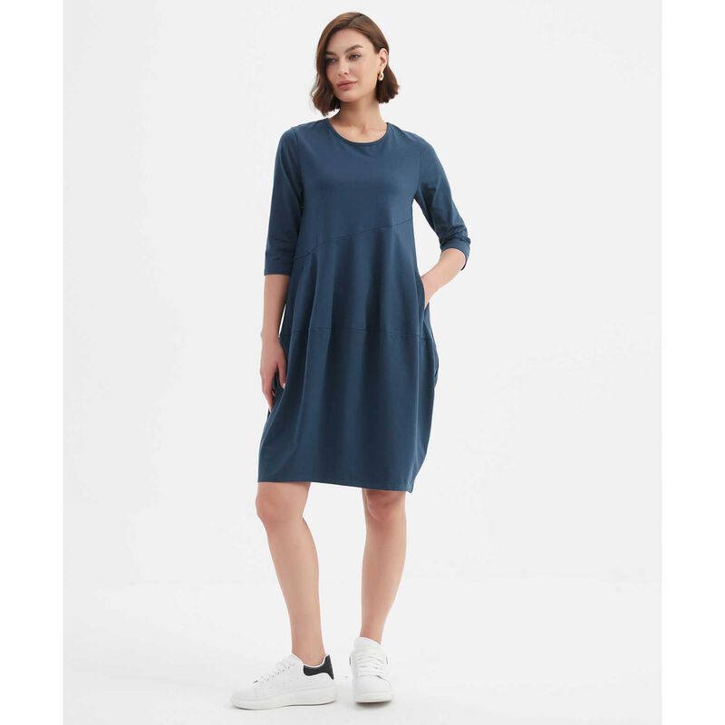 TIRELLI Petite Diagonal Seam Winter Dress image number 3